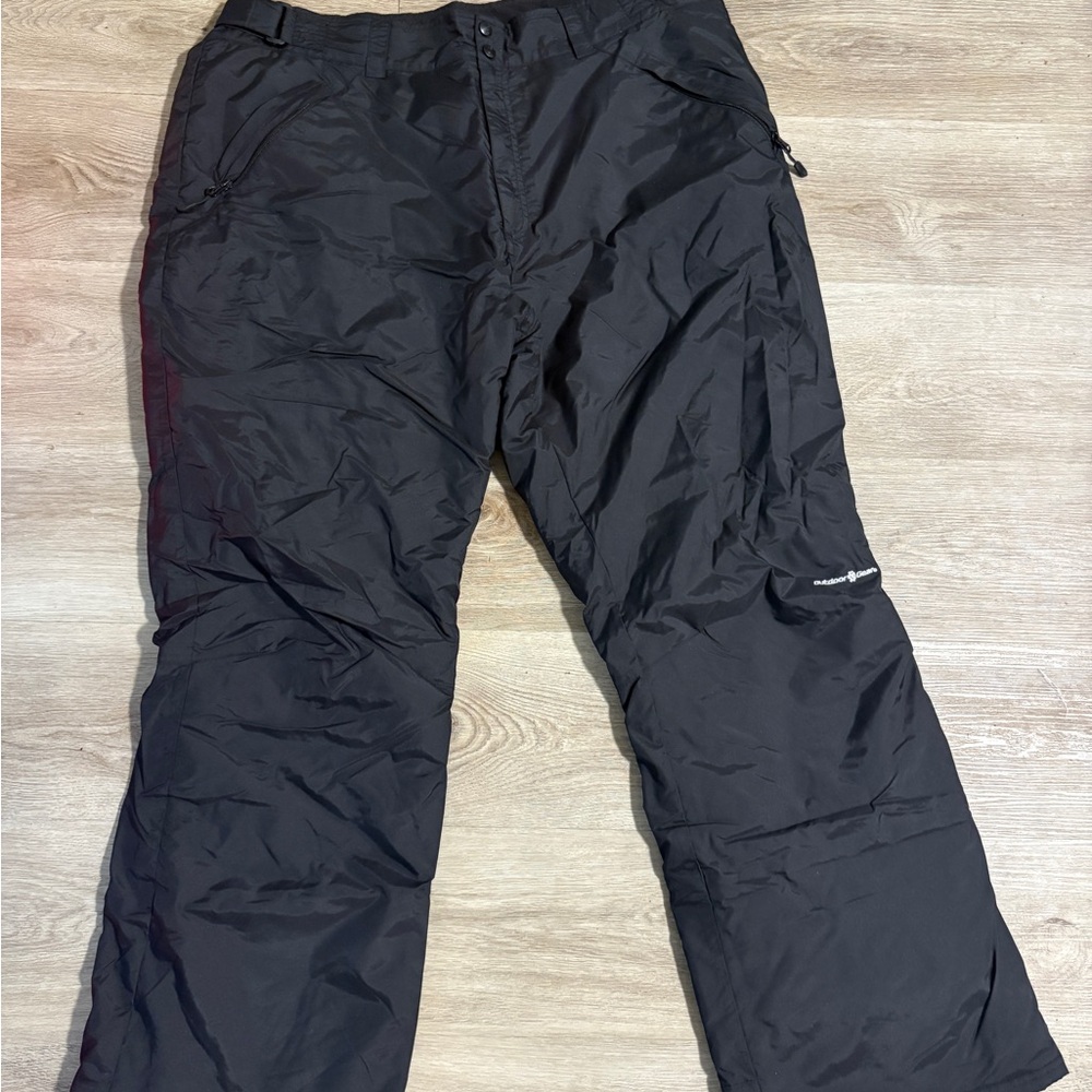 Warm Black Winter Pants